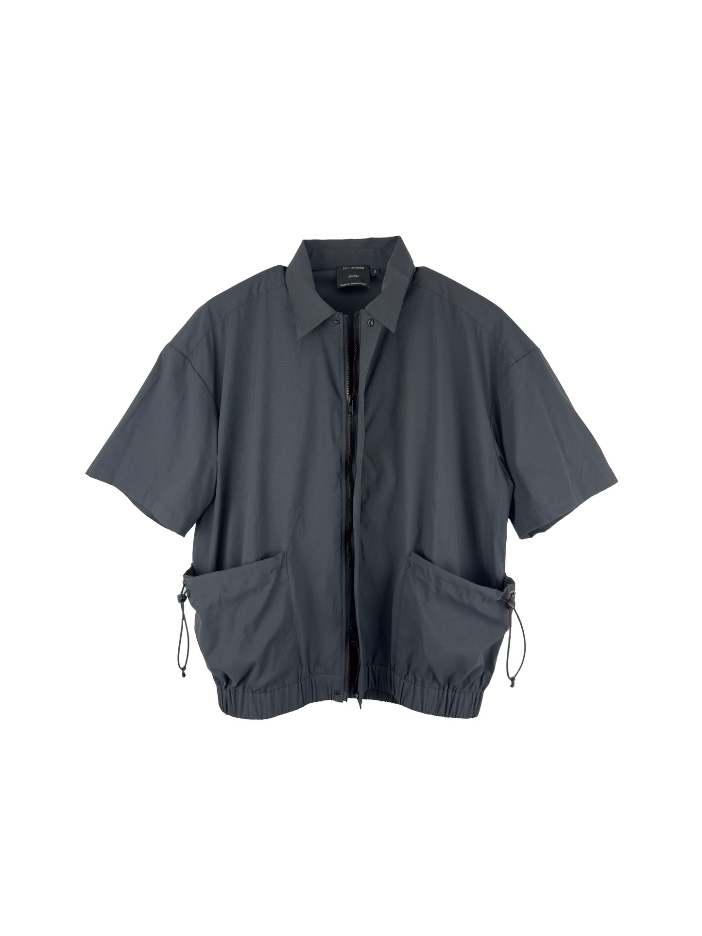 devequi FL.02 Large pocket drawstring zipper workwear shirt