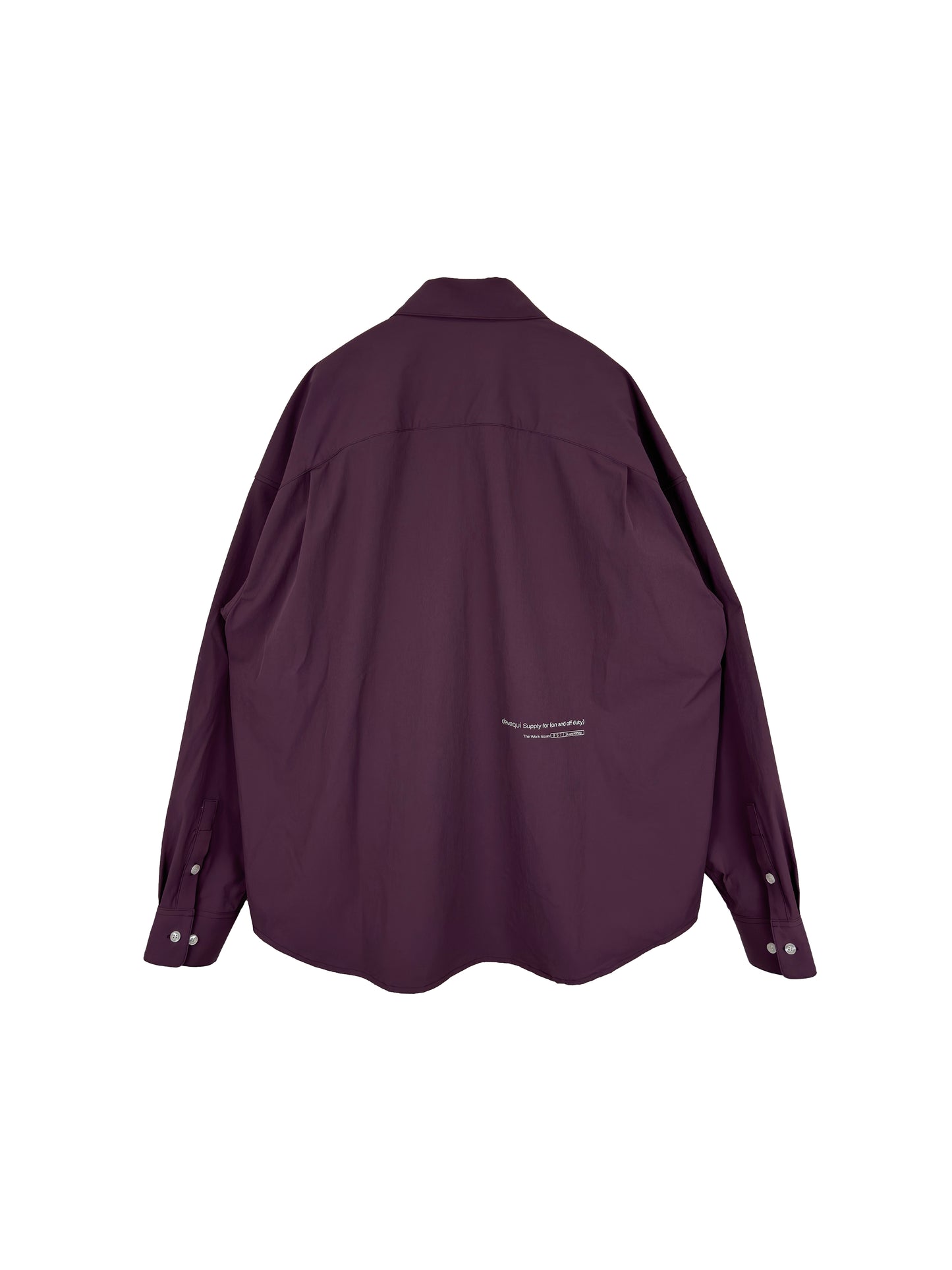 devequi FL.02 ice zipper shirt