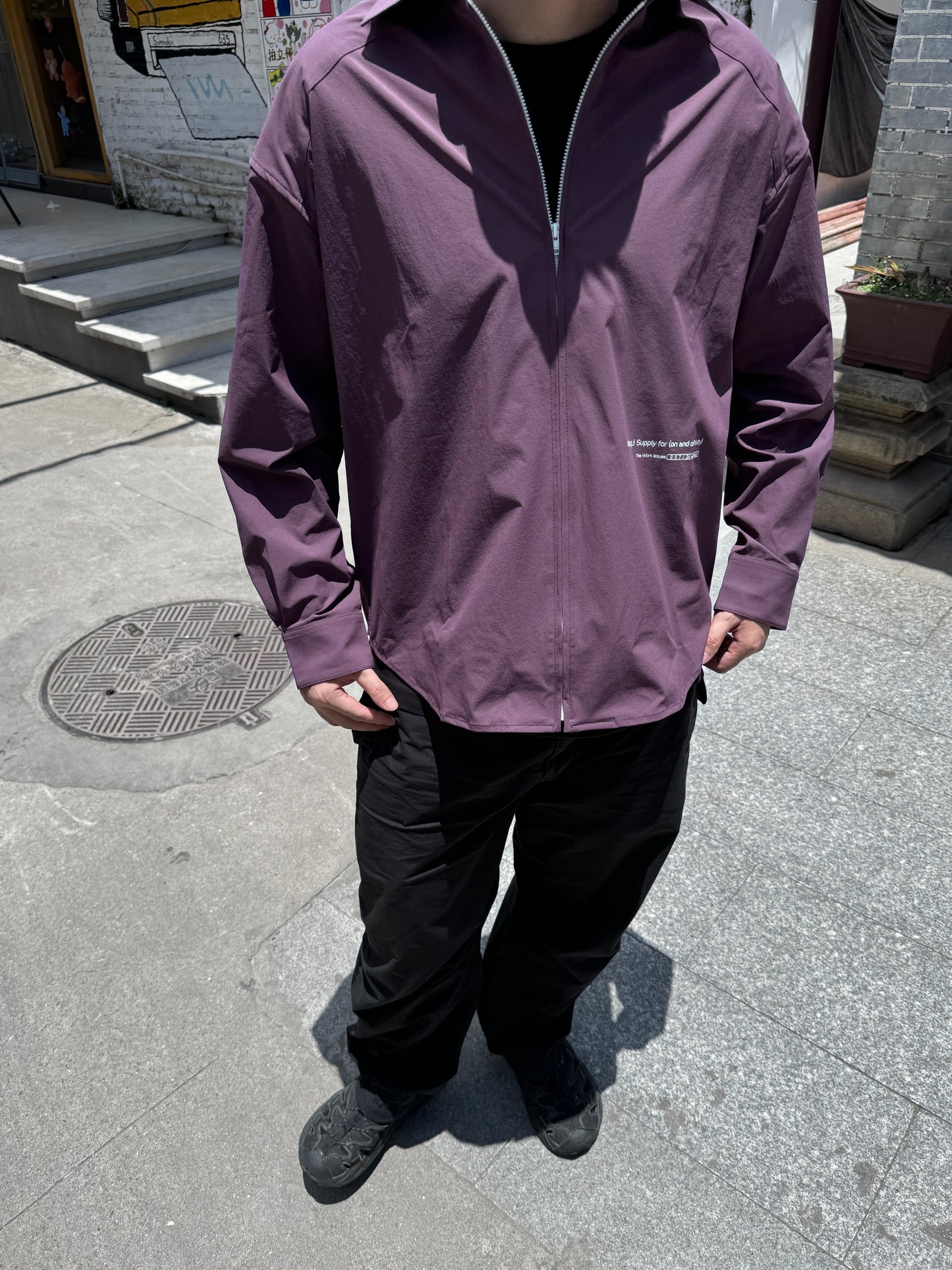 devequi FL.02 ice zipper shirt