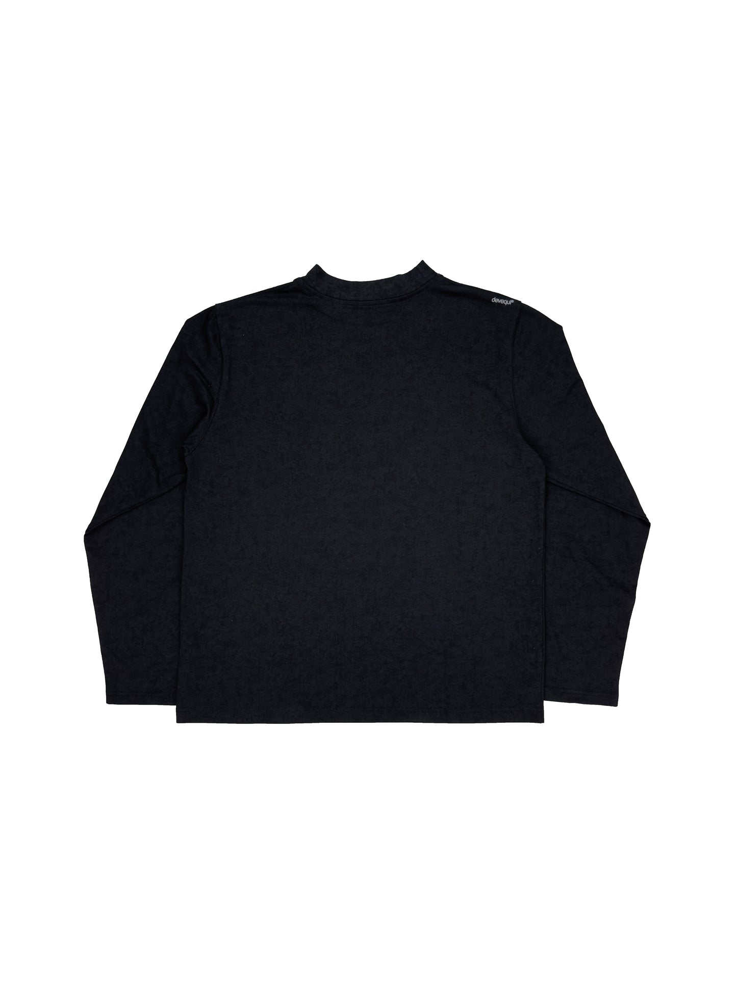 devequi FL.03 Solid color wax printed long sleeved TEE