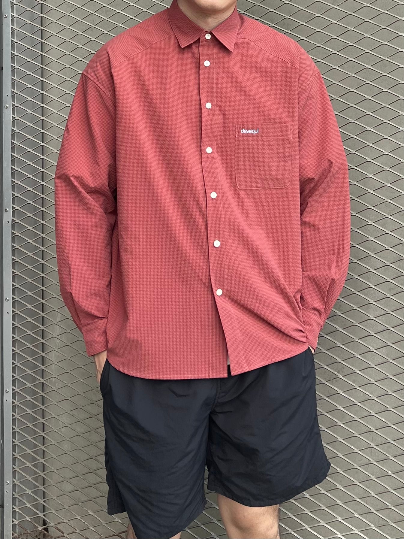 devequi FL.01 Bubble gauze shirt