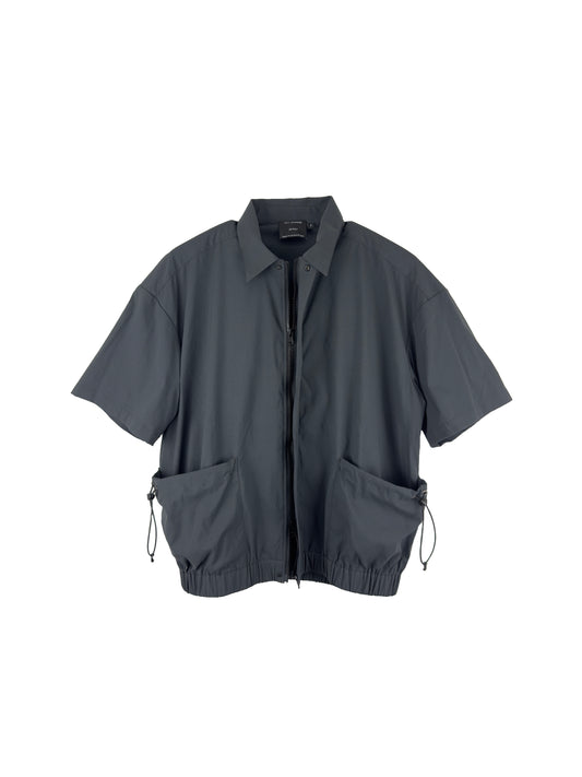 devequi FL.02 Large pocket drawstring zipper workwear shirt