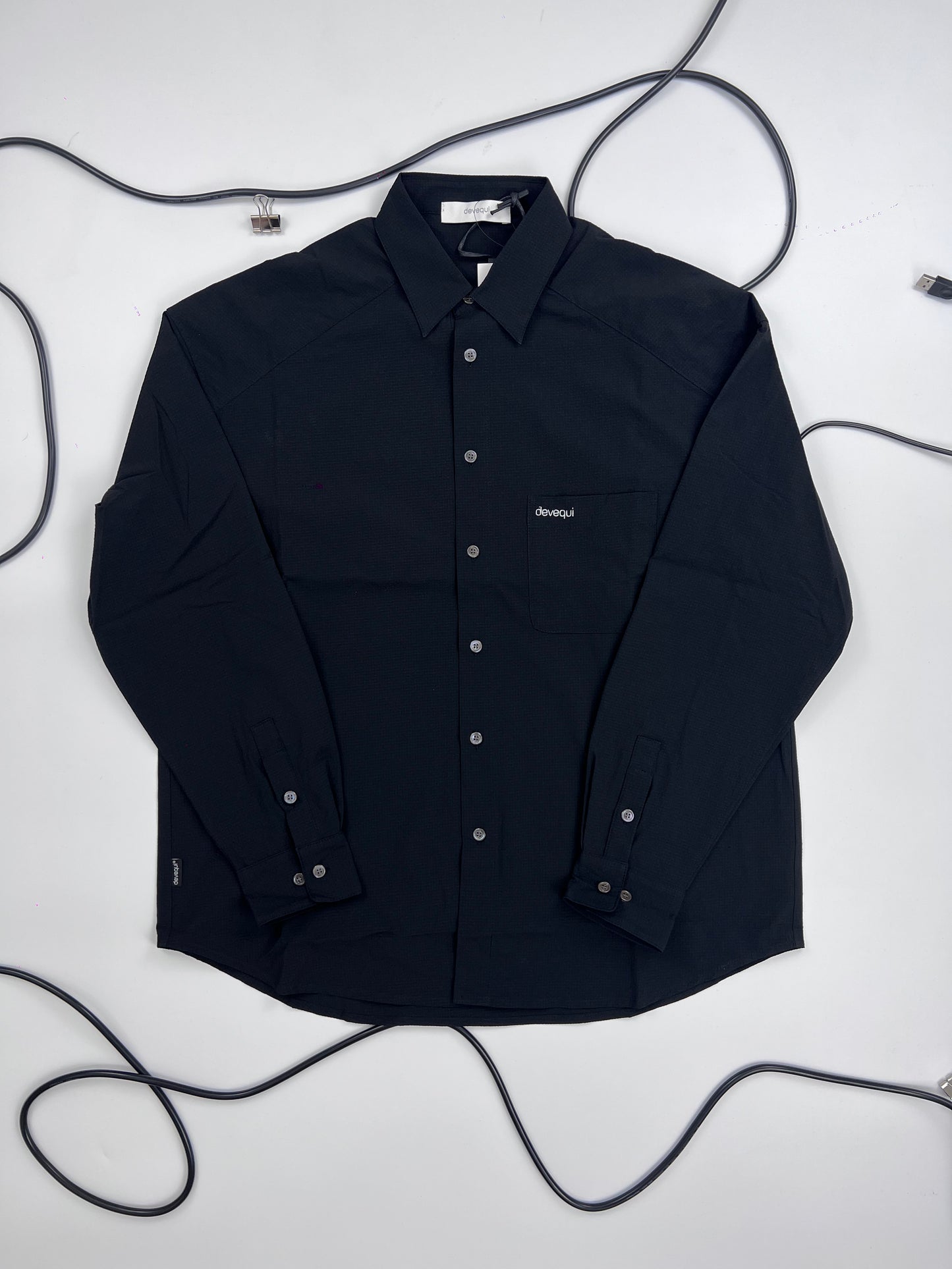 devequi FL.01 Bubble gauze shirt