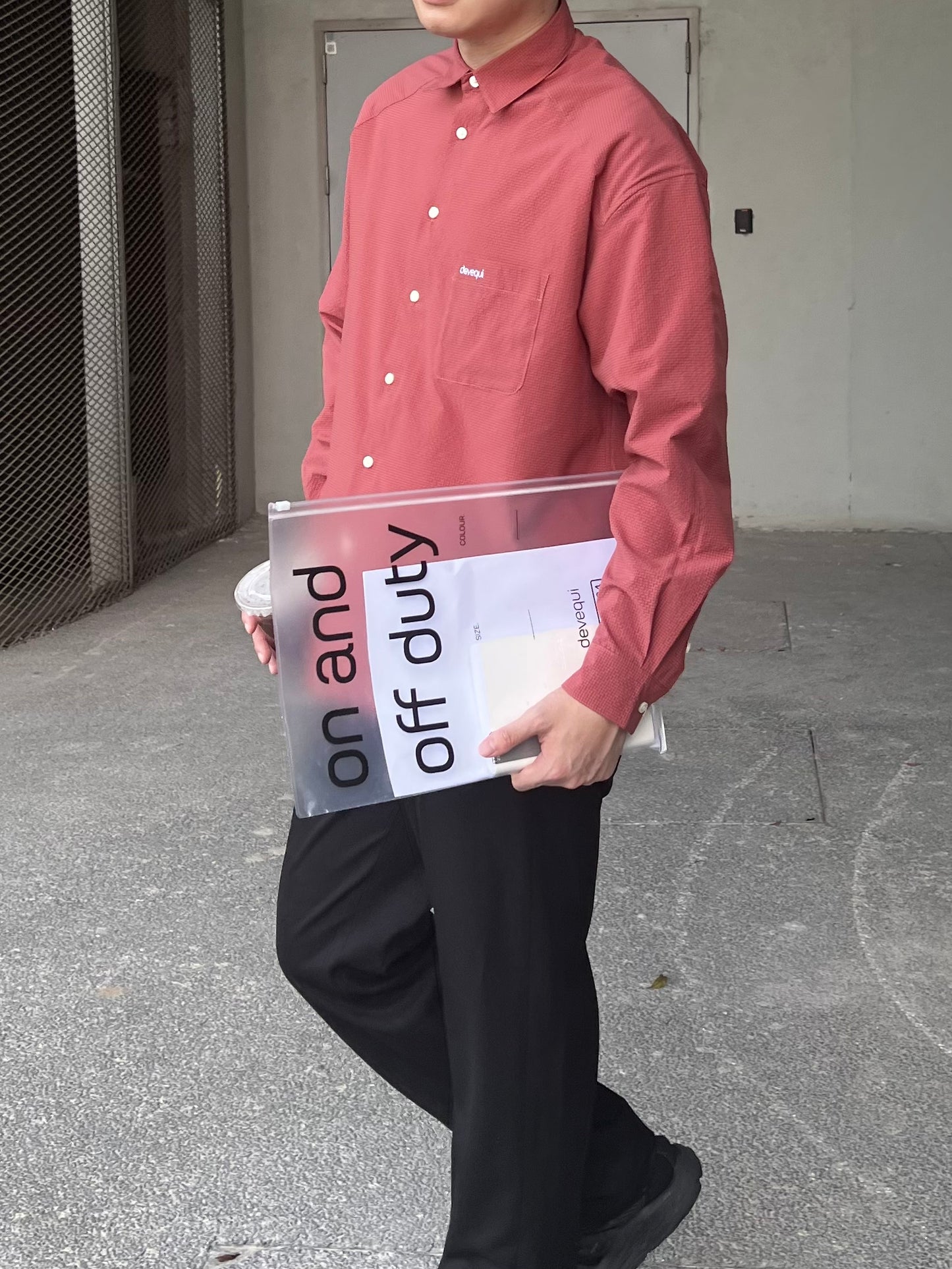 devequi FL.01 Bubble gauze shirt